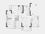 四季金辉观岚_4室2厅2卫 建面129平米