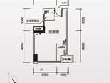 保利大都会_1室1厅1卫 建面43平米