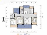 大坤时代豪庭_3室2厅2卫 建面115平米