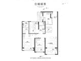 招商虹玺_3室2厅2卫 建面105平米