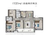 中疆学府状元台_4室2厅2卫 建面131平米