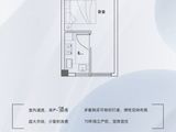 云峰中心2期_1室1厅1卫 建面54平米