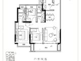 奉发贤荟悦邸_3室2厅2卫 建面94平米