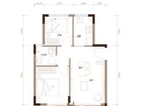 乐信云湖沉香康养度假小镇_2室1厅1卫 建面64平米