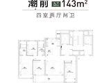 世纪金源近湖源筑_4室2厅2卫 建面143平米