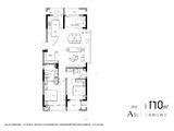 春江潮鸣_3室2厅2卫 建面110平米