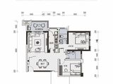 京汉名轩_2室2厅2卫 建面94平米