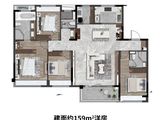 中建御璟园_4室2厅3卫 建面159平米