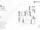 绿城锦庐_3室2厅2卫 建面148平米