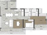 保利燕语堂悦_3室2厅2卫 建面107平米