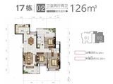 裕邦新外滩_3室2厅2卫 建面126平米