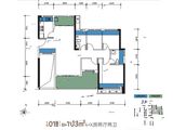 中禧誉景江南_4室2厅2卫 建面103平米