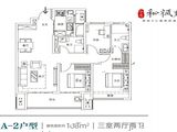 华恩和枫郡_3室2厅2卫 建面108平米