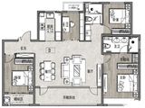 鑫江新城_4室2厅2卫 建面140平米